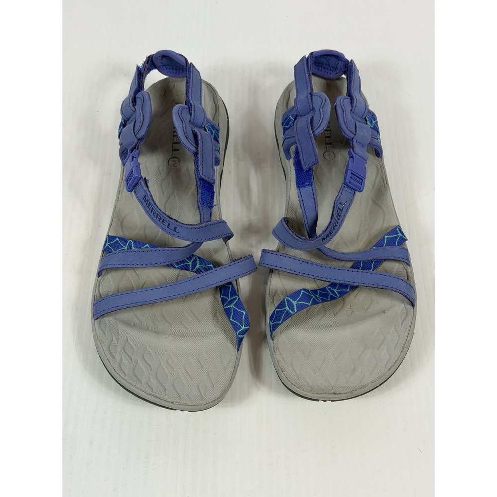 Merrell Form 2 Womens Blue Grip Soles Performance‎ Outdoor Hiking Sandals